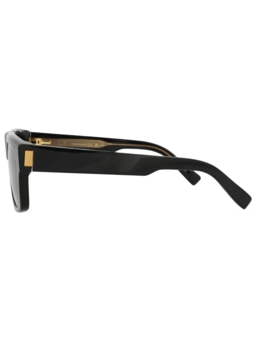 New Dunhill Mens Square/Rectangle Black Black Green Fashion Designer Sunglasses